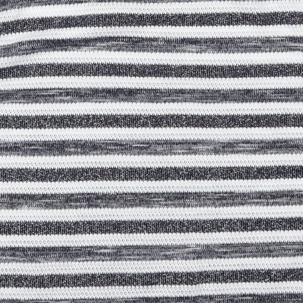 Oasis Womens Blue Striped  Pullover Jumper Size L
