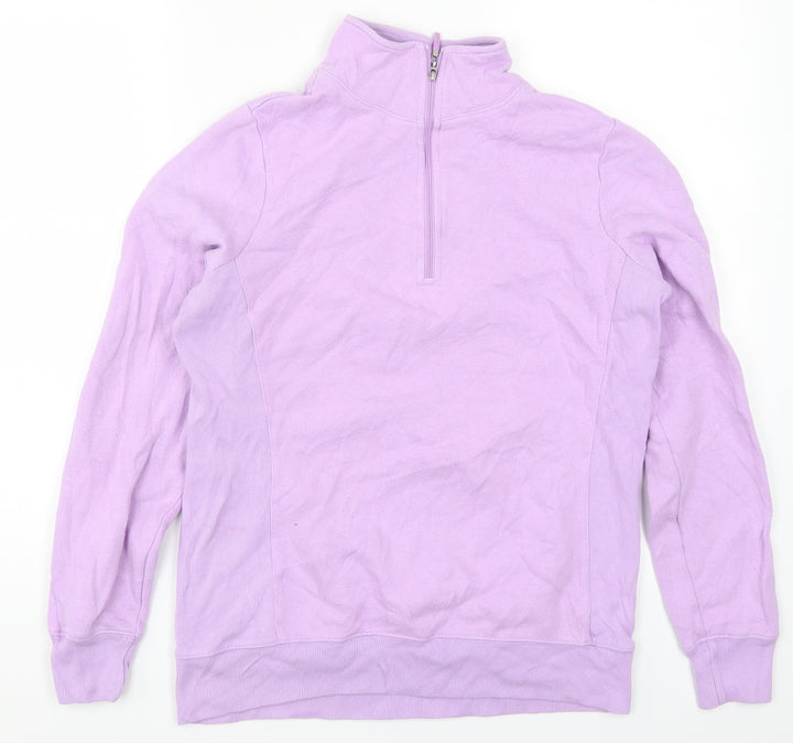 IZOD Womens Purple Pullover Sweatshirt Size XS