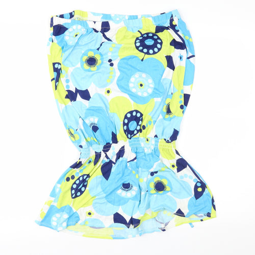 Dorothy Perkins Womens Blue Floral  Fit & Flare  Size 14