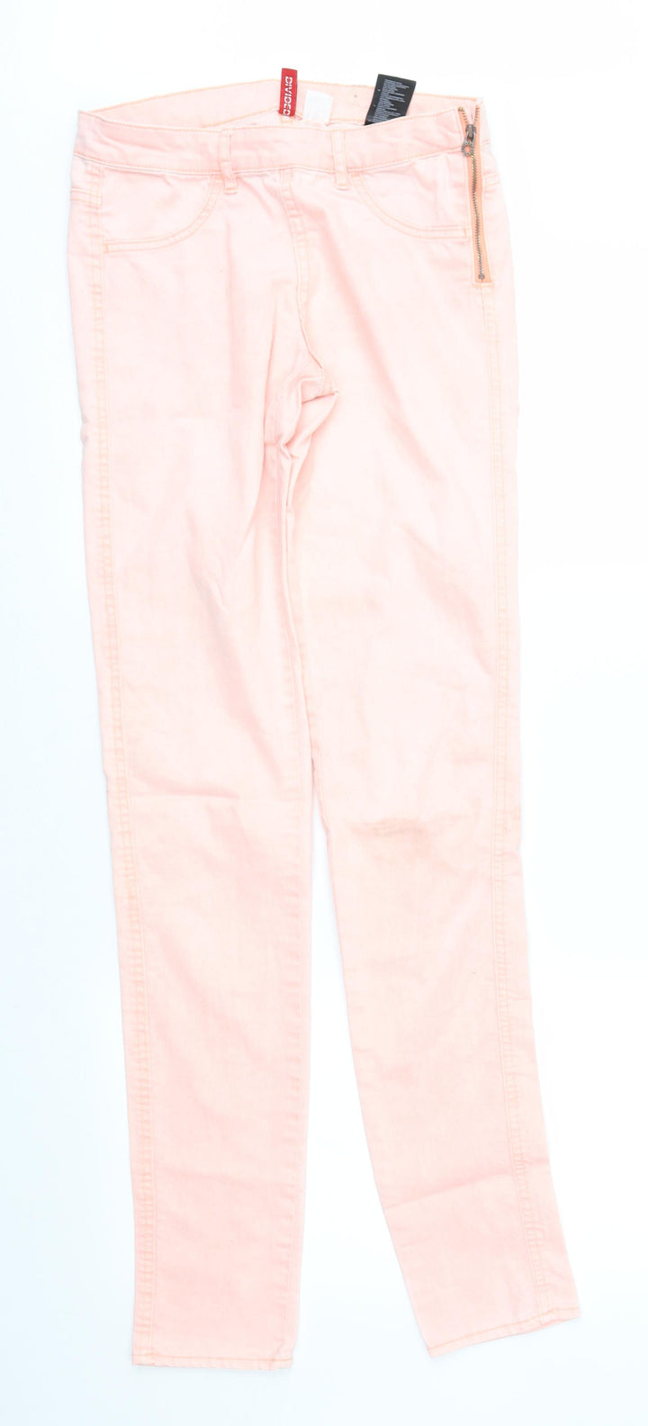 Divided Womens Pink Denim Skinny Jeans Size 10 L31 in