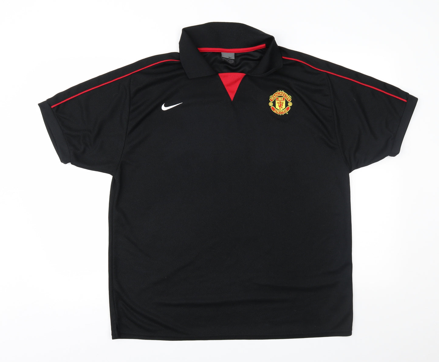 Nike Mens Black    Polo Size L  - Manchester United