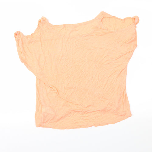 New Look Womens Orange   Basic Blouse Size 10