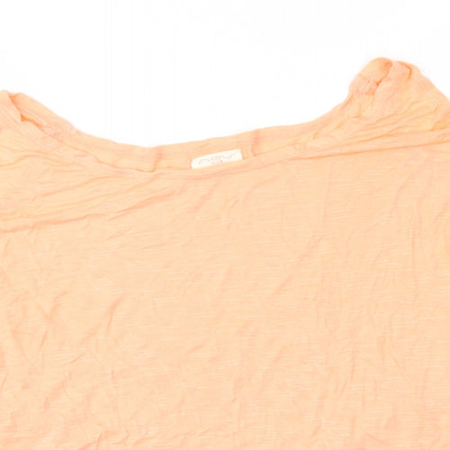 New Look Womens Orange   Basic Blouse Size 10