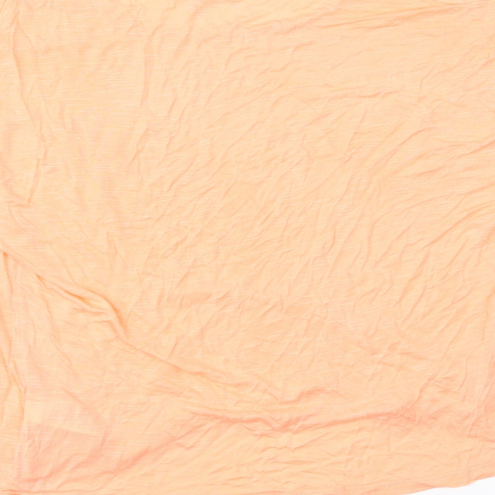 New Look Womens Orange   Basic Blouse Size 10