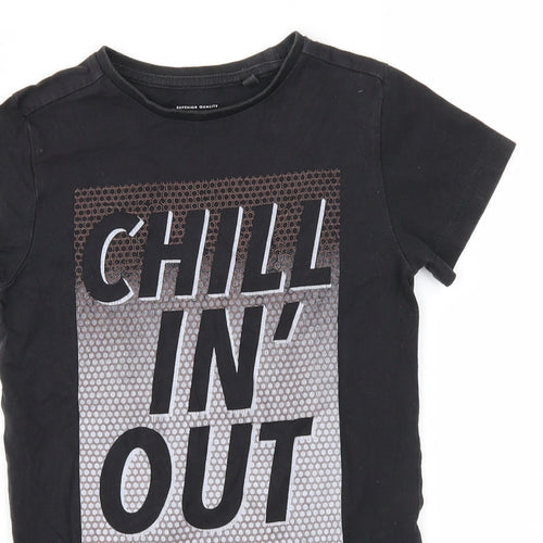 NEXT Girls Black   Basic T-Shirt Size 5 Years