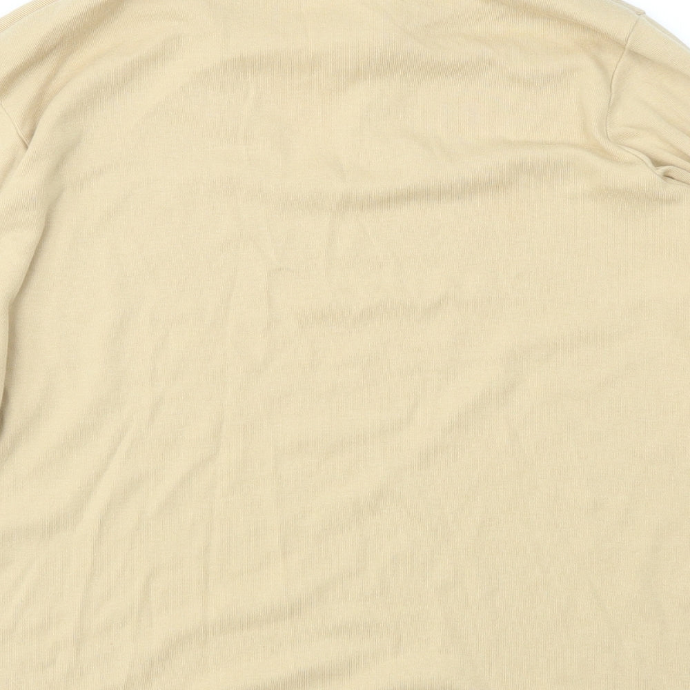 Agenda Womens Yellow   Basic T-Shirt Size 14