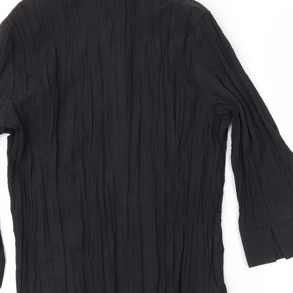 Atmosphere Womens Black   Basic Button-Up Size 12