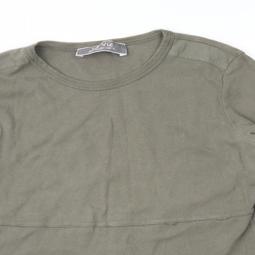 Lavie Womens Green   Basic T-Shirt Size 14