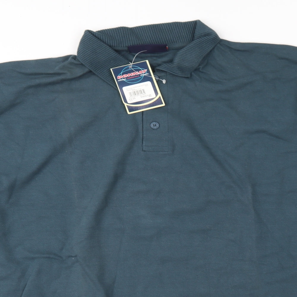 Donnay Mens Blue    Polo Size XL