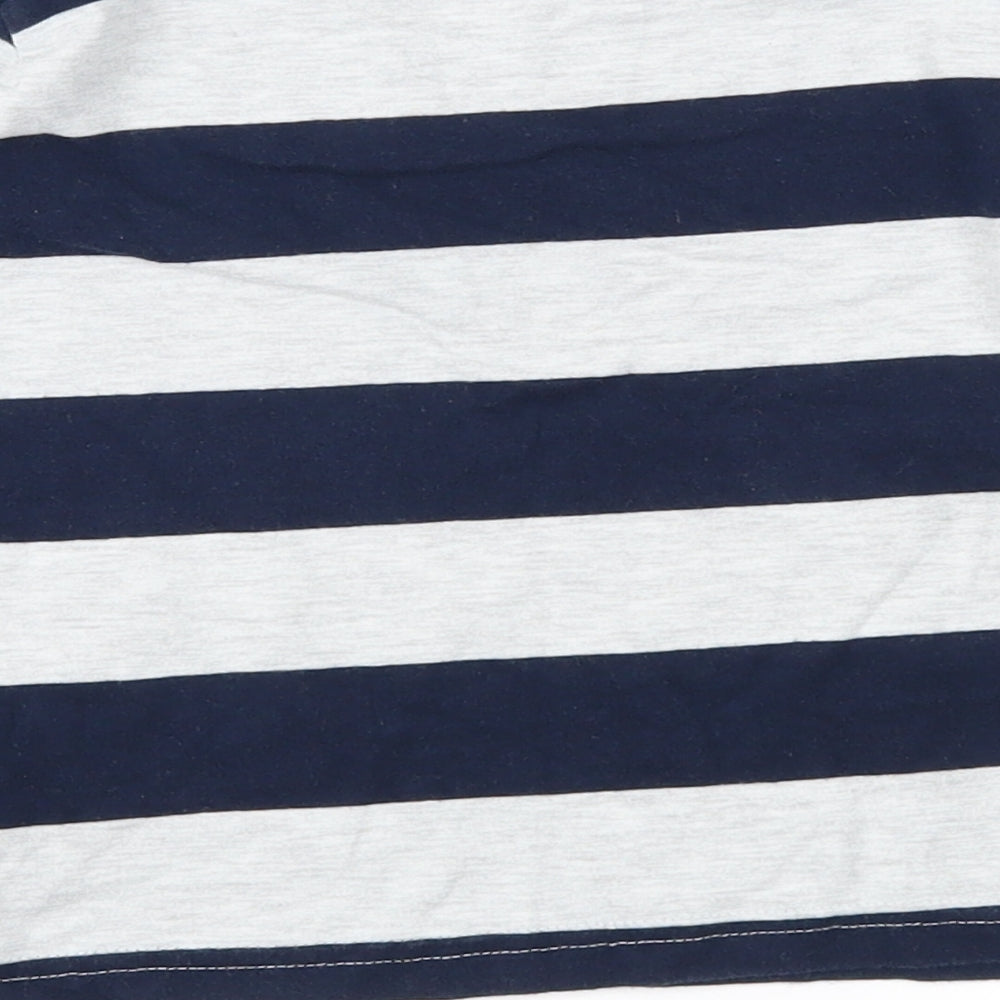 Primark Boys Blue Striped  Basic T-Shirt Size 2-3 Years