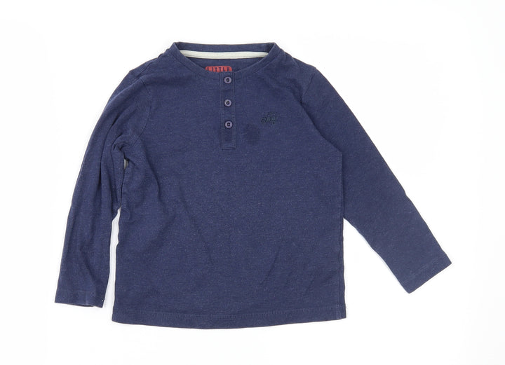 TU Boys Blue Basic T-Shirt Size 2-3 Years