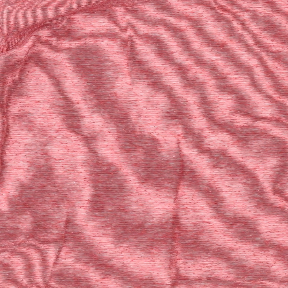 Marks and Spencer Boys Red Striped  Basic T-Shirt Size 2-3 Years