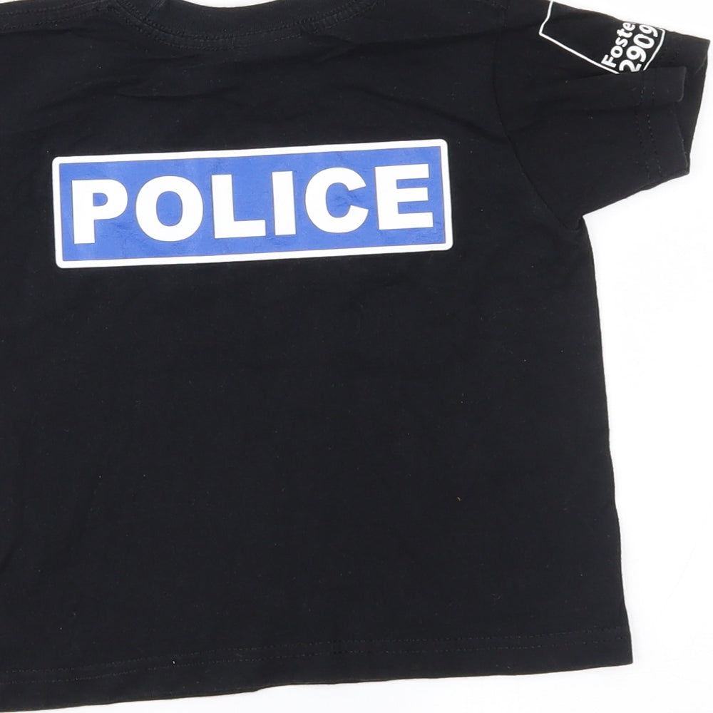 Russell Baby Black   Basic T-Shirt Size 18-24 Months