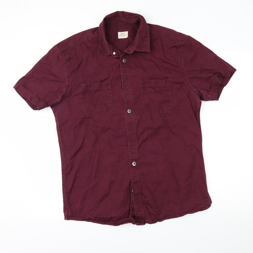 Matalan Mens Purple    Button-Up Size M