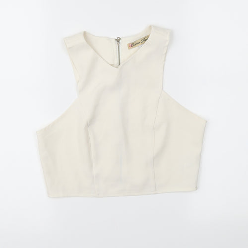 Cameo Rose Womens Ivory   Basic Blouse Size 8