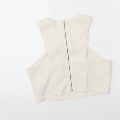 Cameo Rose Womens Ivory   Basic Blouse Size 8