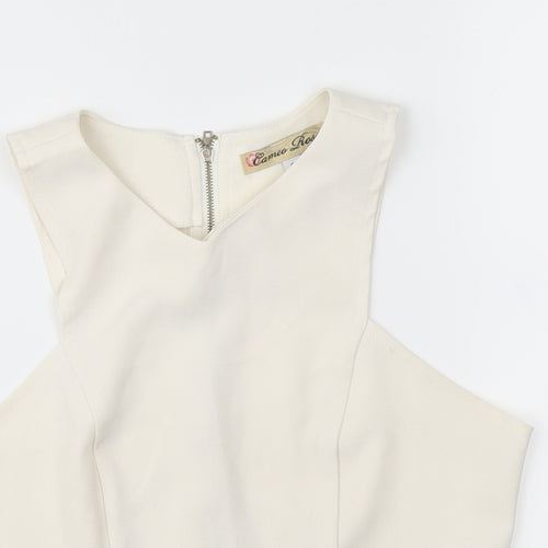 Cameo Rose Womens Ivory   Basic Blouse Size 8