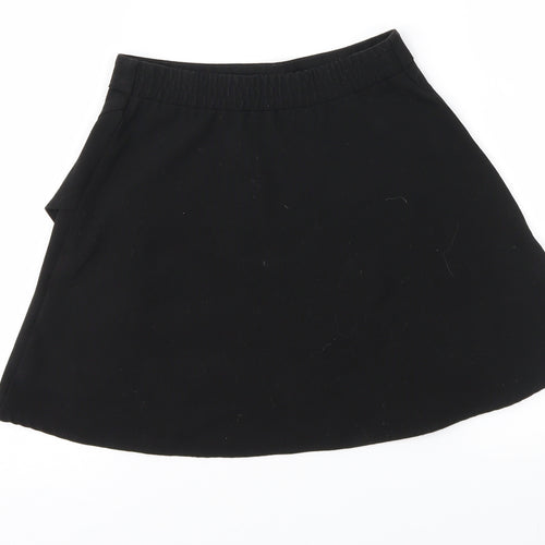 George Girls Black   A-Line Skirt Size 5-6 Years