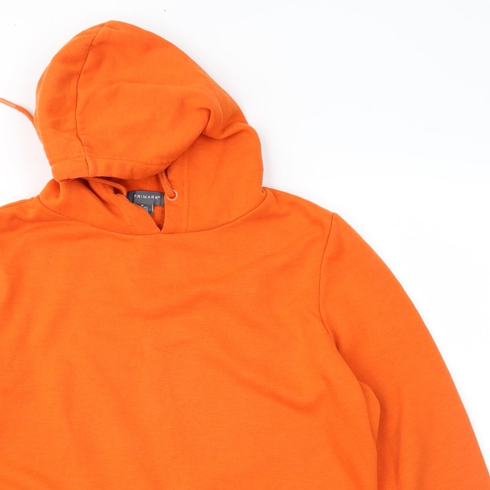 Primark Womens Orange   Pullover Hoodie Size M
