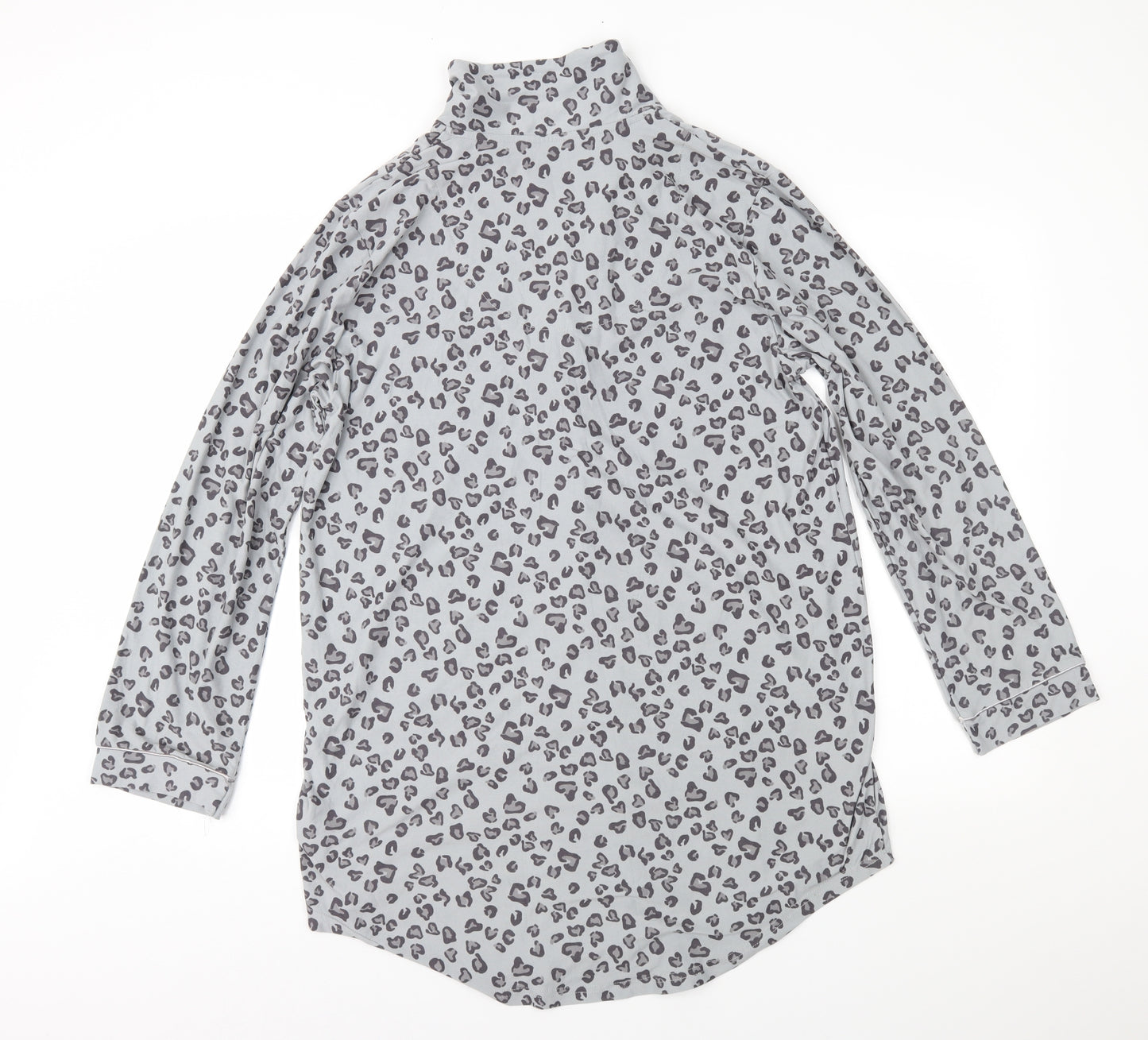Love To Lounge Womens Grey Animal Print   Nightshirt Size S