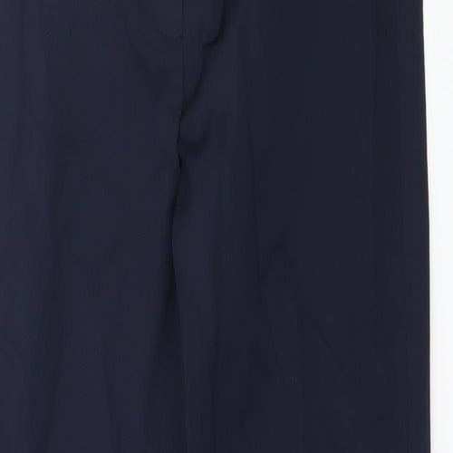 Pants Womens Blue   Trousers  Size 8 L29 in