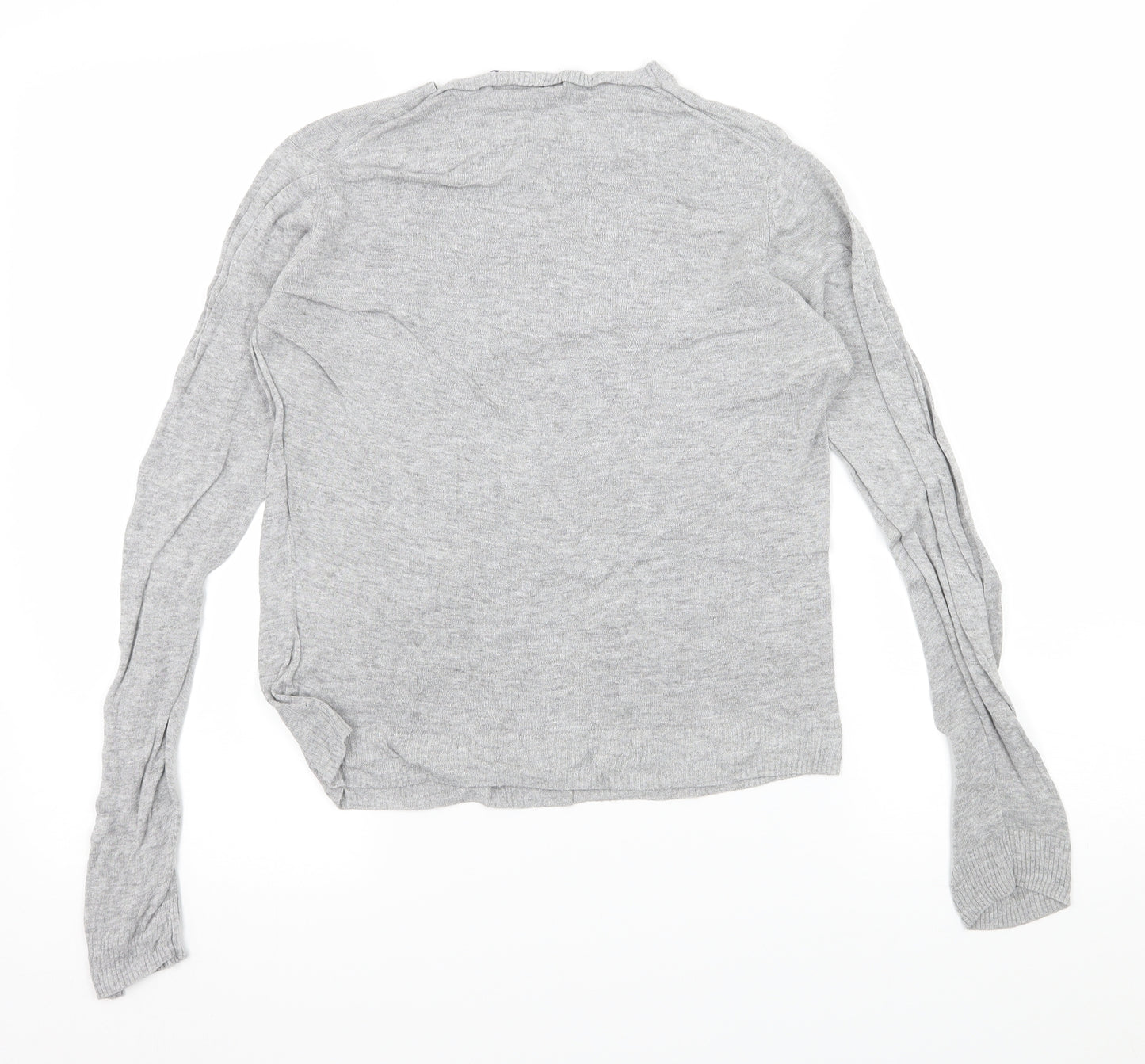 Zara Womens Grey  Knit Pullover Jumper Size L