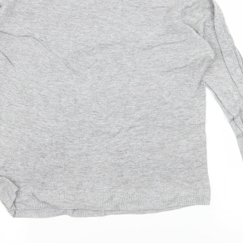 Zara Womens Grey  Knit Pullover Jumper Size L