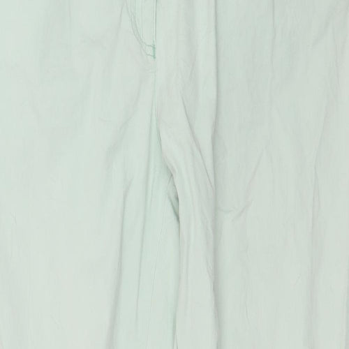 Malva Womens Green   Cropped Trousers Size 34 in L27 in