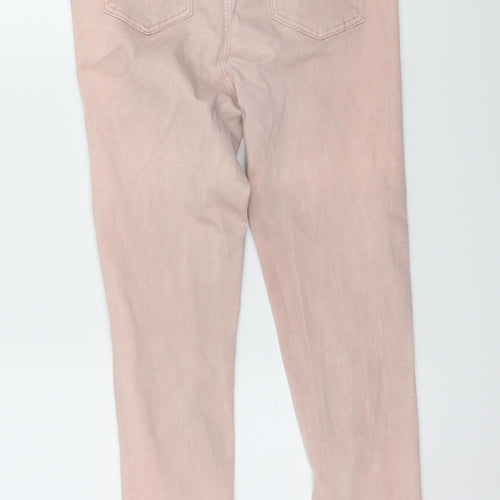 Goodies Womens Pink  Denim Skinny Jeans Size 10 L27 in