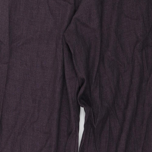 Nightingales Womens Purple   Trousers  Size 14 L20 in