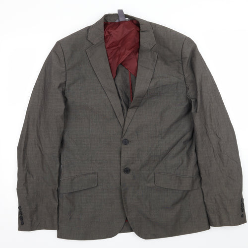 H&M Mens Grey   Jacket Suit Jacket Size L