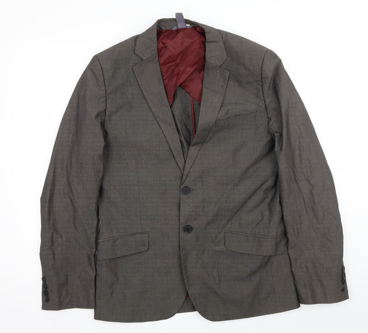 H&M Mens Grey   Jacket Suit Jacket Size L