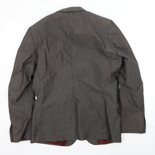 H&M Mens Grey   Jacket Suit Jacket Size L