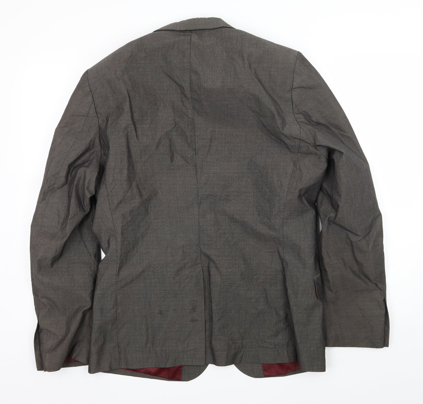 H&M Mens Grey   Jacket Suit Jacket Size L