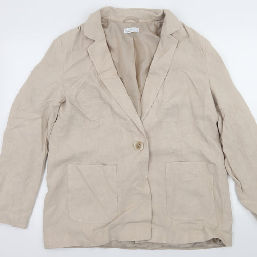 Papaya Womens Beige   Jacket Blazer Size 18