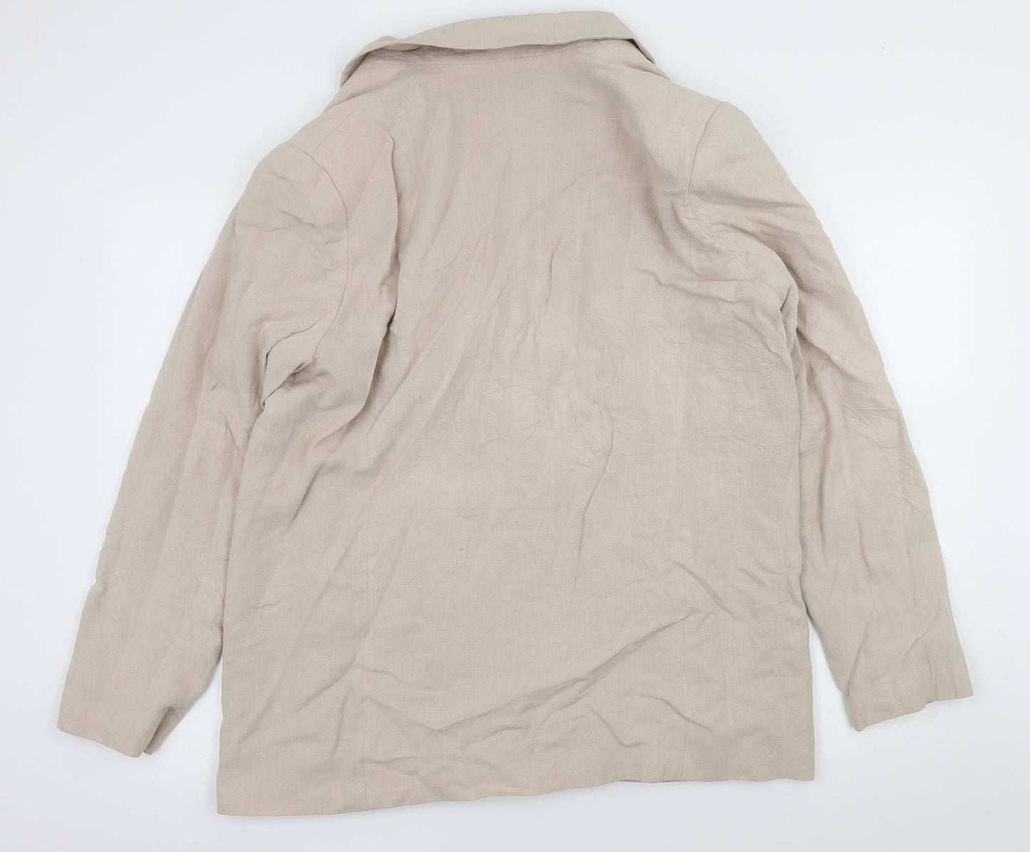 Papaya Womens Beige   Jacket Blazer Size 18