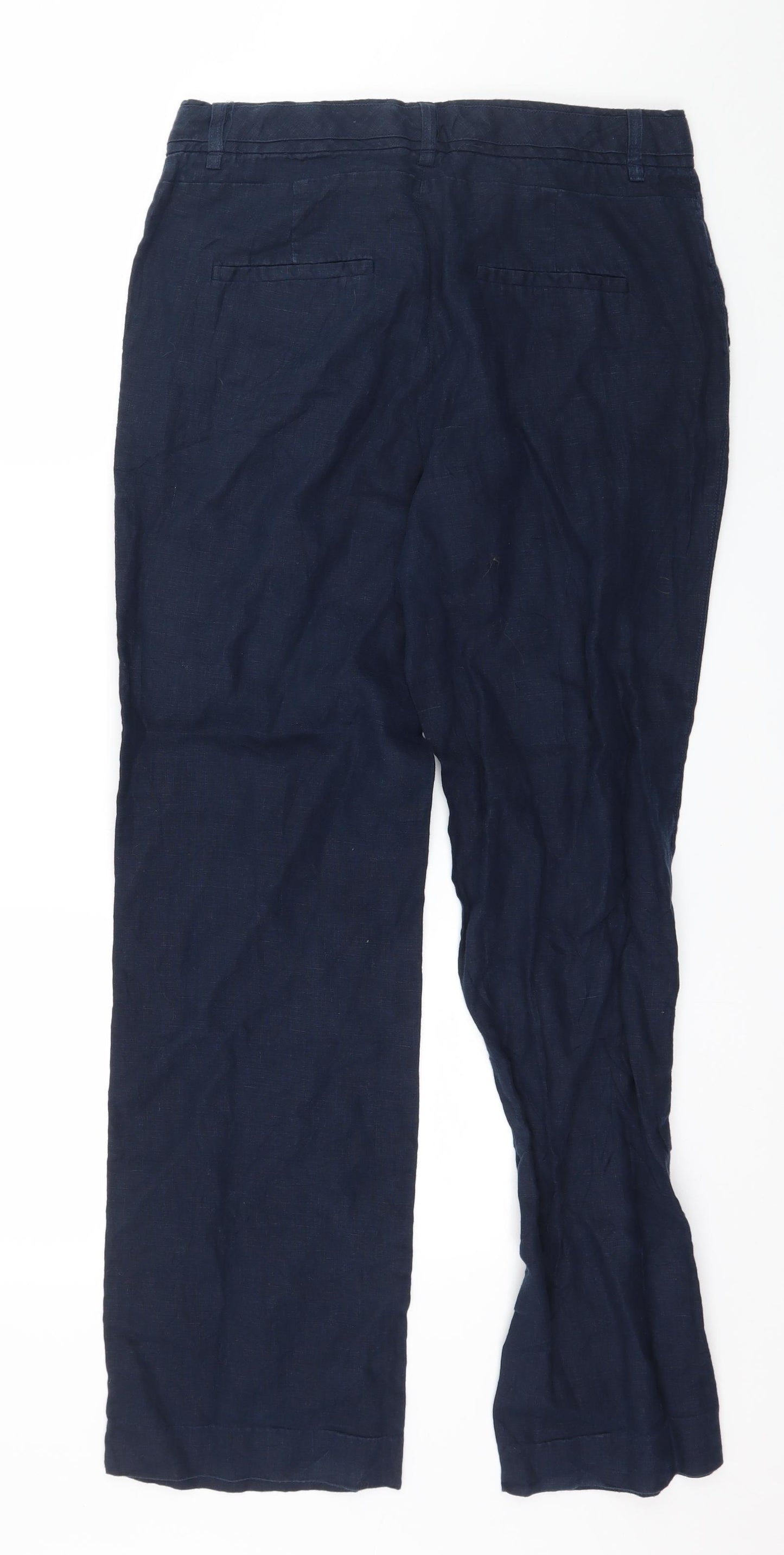 Monsoon Womens Blue   Trousers  Size 12 L29 in
