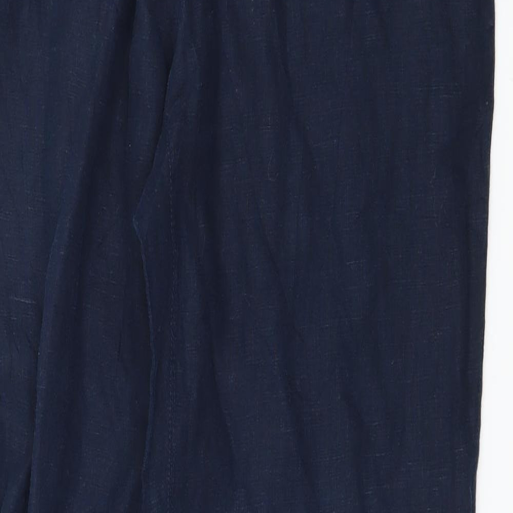 Monsoon Womens Blue   Trousers  Size 12 L29 in