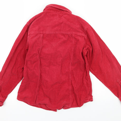 Hawkshead Boys Red  Corduroy Basic Button-Up Size 9-10 Years