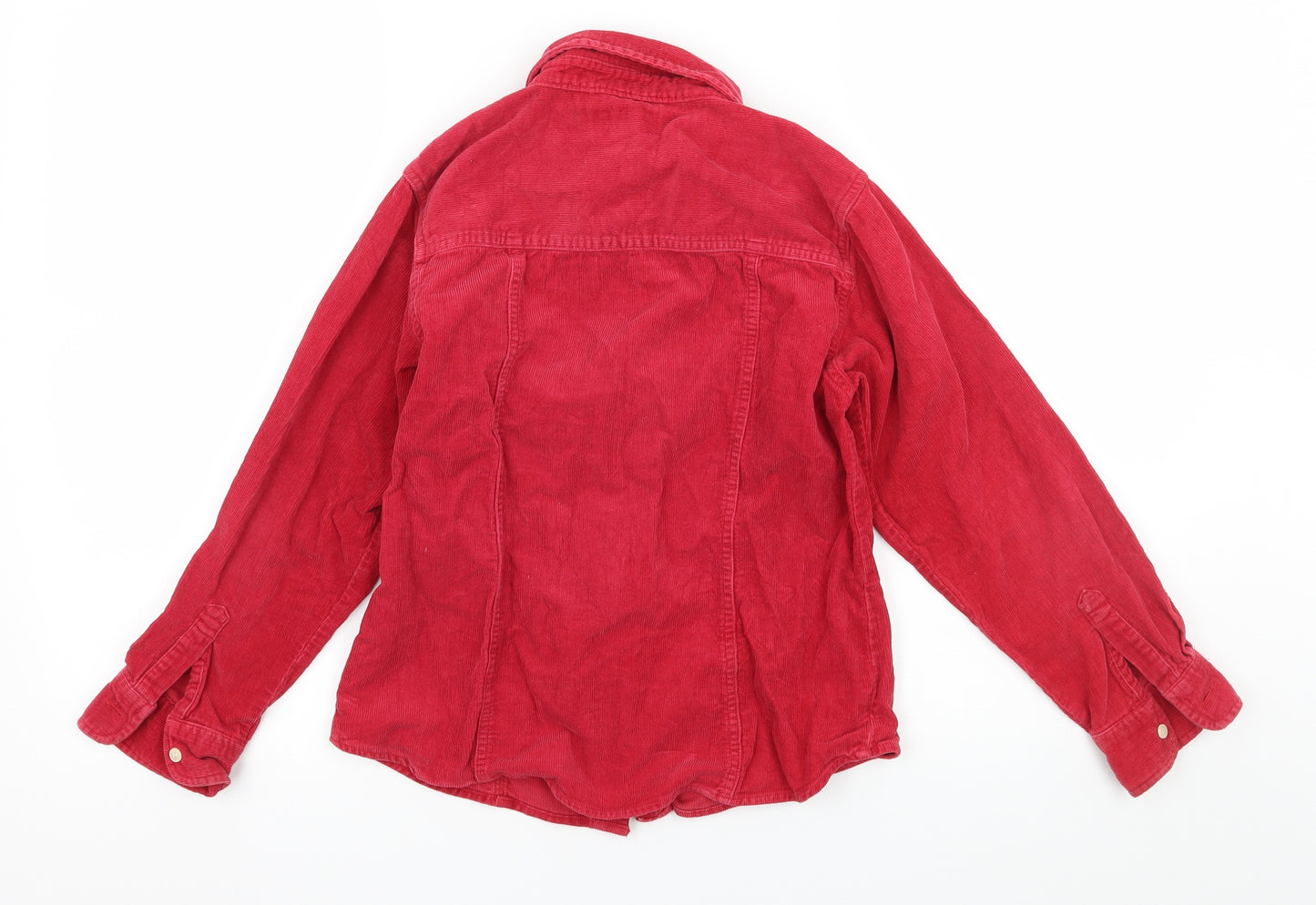 Hawkshead Boys Red  Corduroy Basic Button-Up Size 9-10 Years
