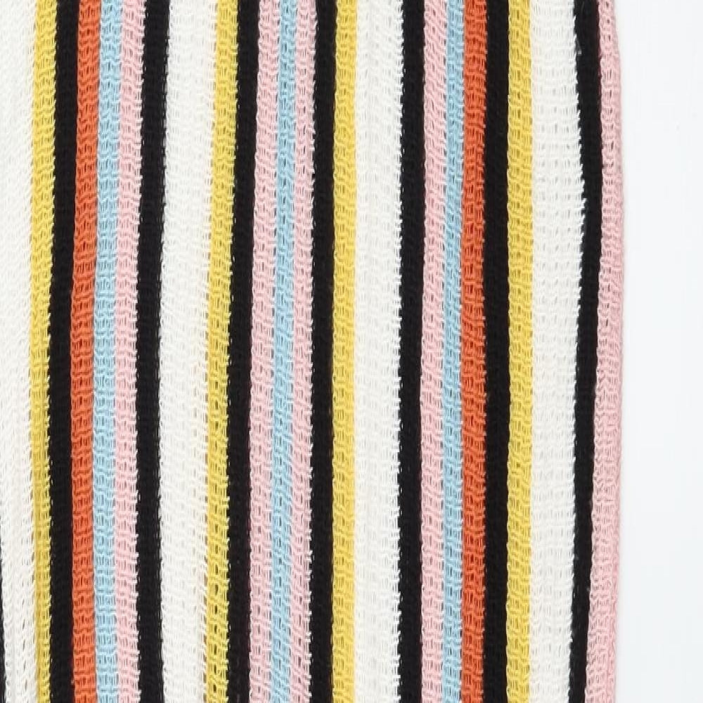 Primark Womens Multicoloured Striped Knit Tank Dress  Size 14