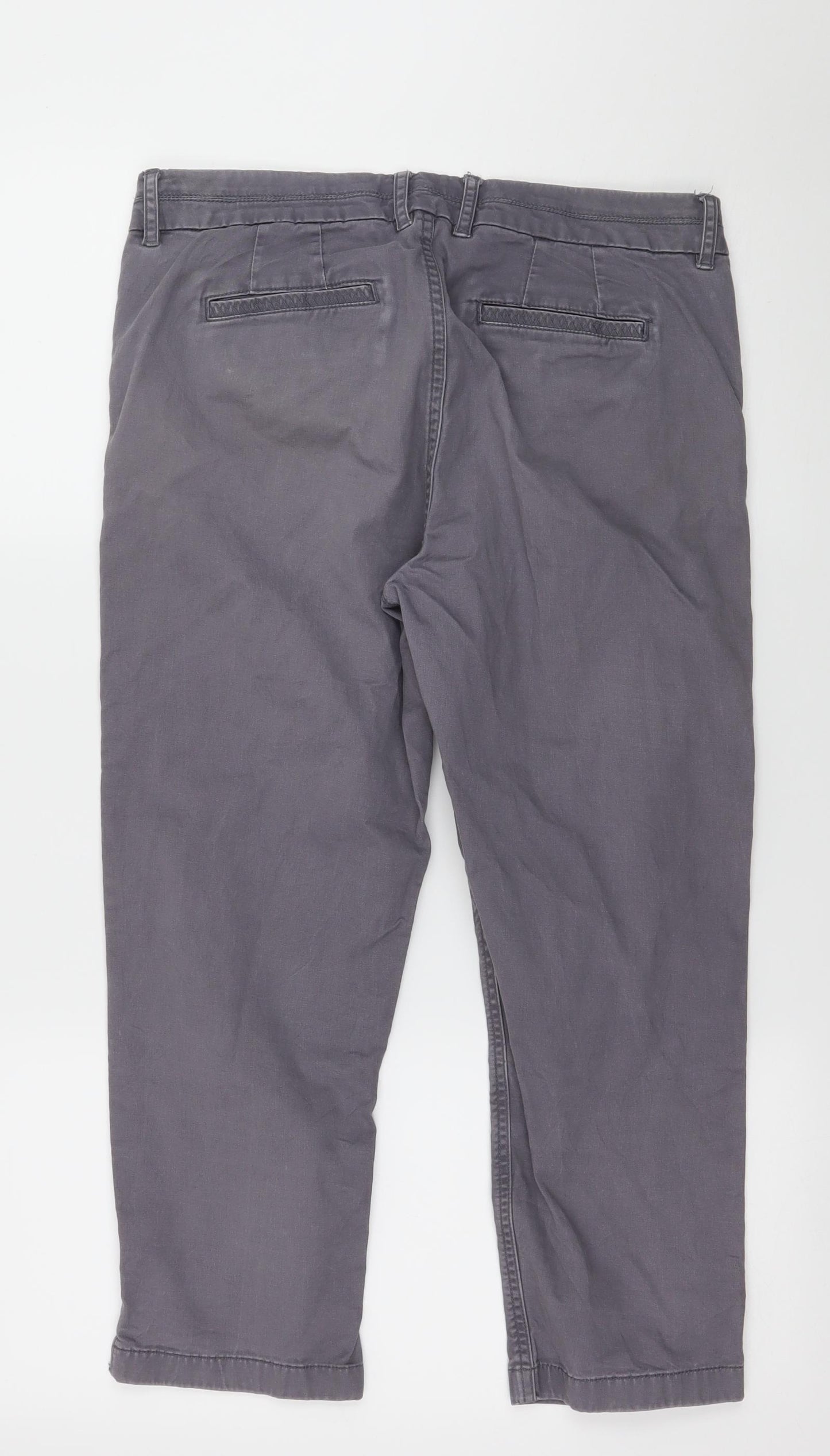 Fat Face Womens Grey   Trousers  Size 12 L23 in