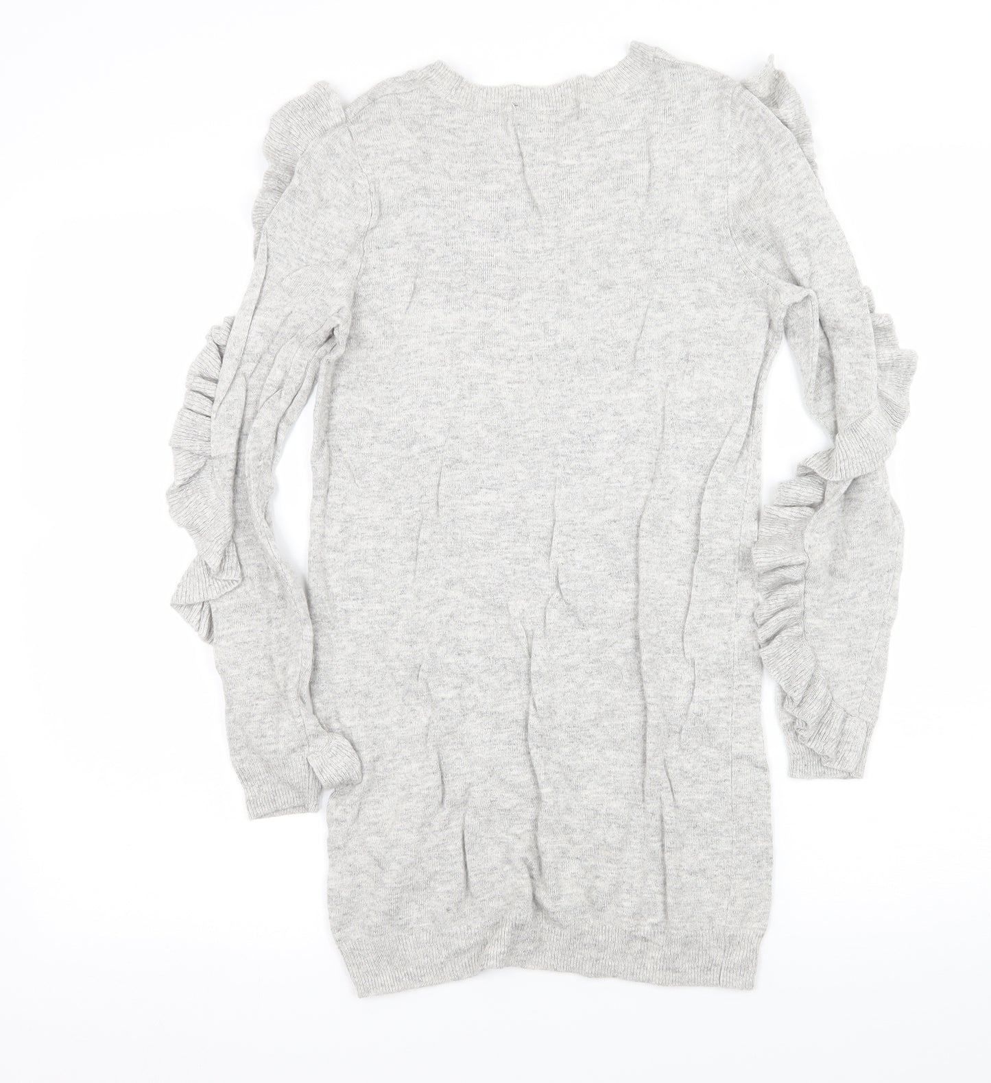 Marks and Spencer Womens Grey  Knit Pullover Jumper Size 8