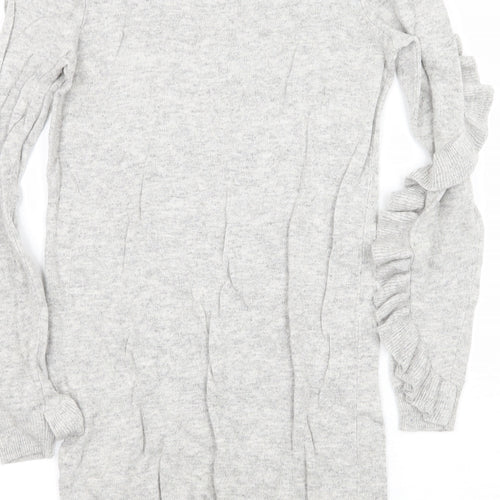 Marks and Spencer Womens Grey  Knit Pullover Jumper Size 8