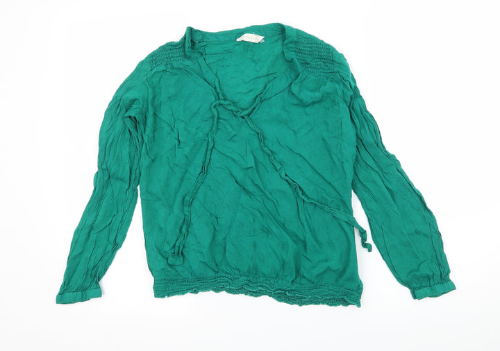 BHS Womens Green   Basic Blouse Size 10
