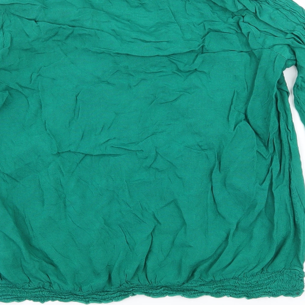 BHS Womens Green   Basic Blouse Size 10