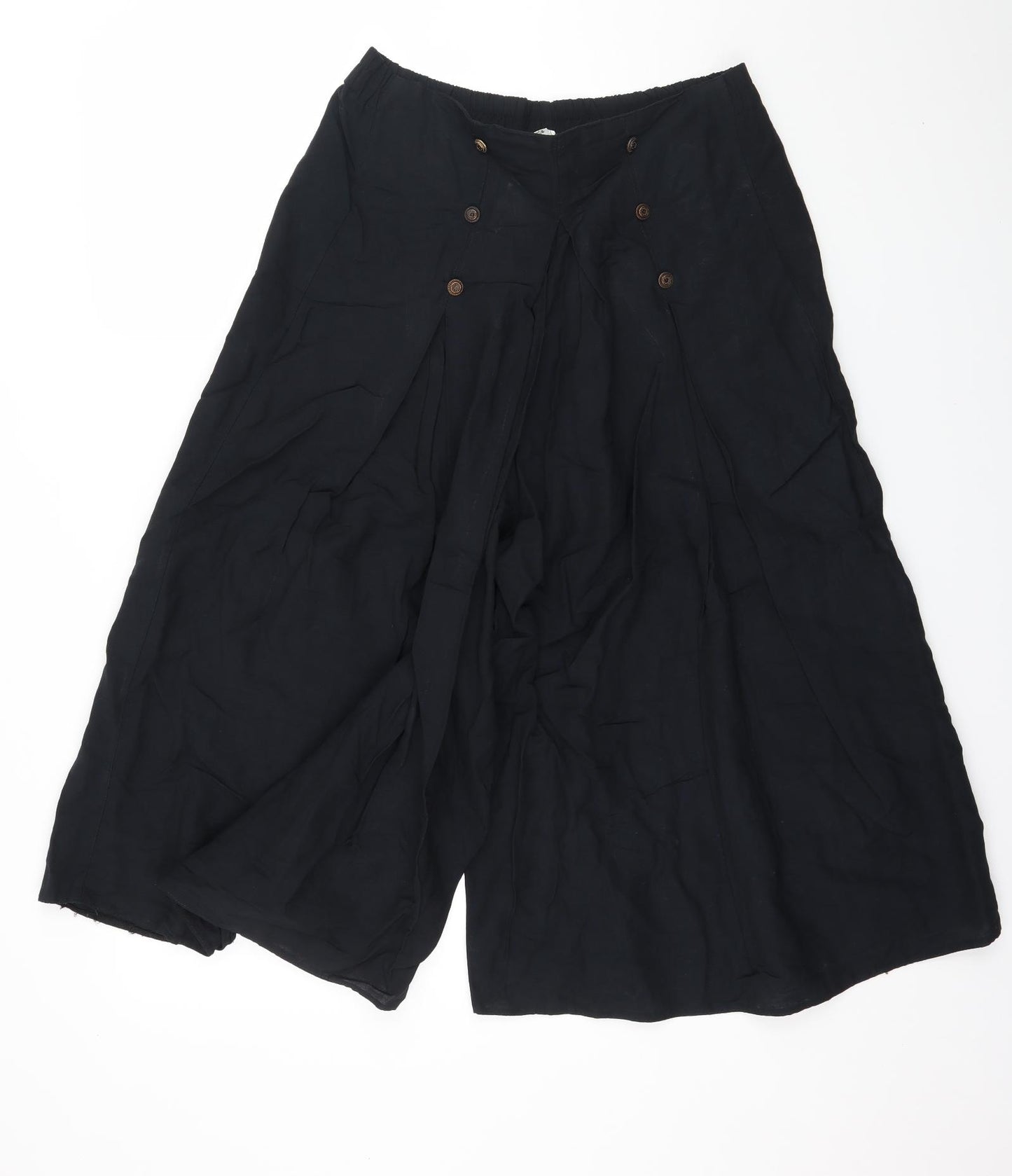Preworn Womens Black   Culotte Shorts Size 10