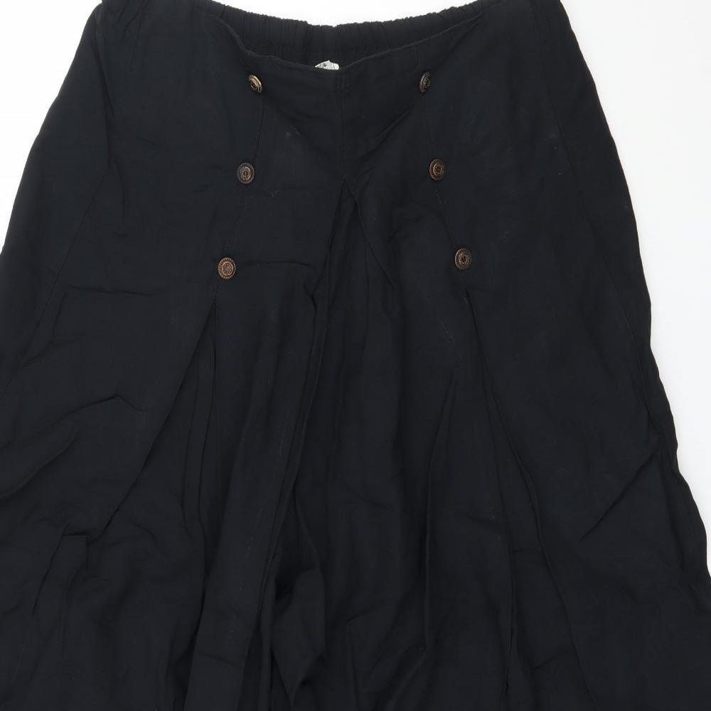 Preworn Womens Black   Culotte Shorts Size 10