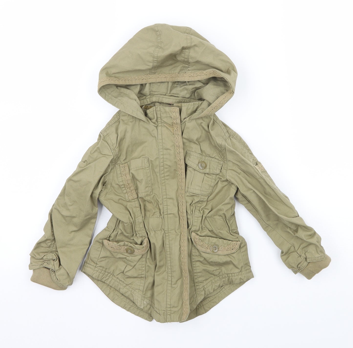 Sugar Pink Girls Green   Jacket  Size 2-3 Years