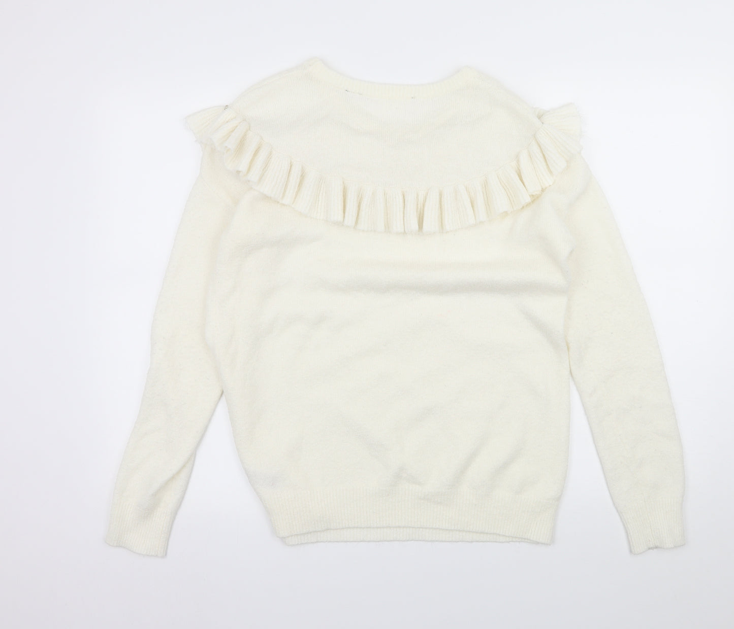 Dorothy Perkins Womens Ivory  Knit Pullover Jumper Size 14